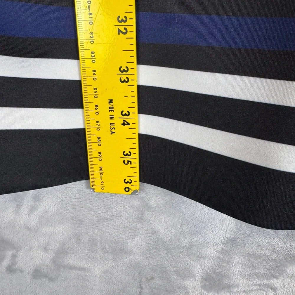 Clover Canyon Floral Print Dress Medium Black Blue Orange Geometric Pattern - Picture 4 of 8